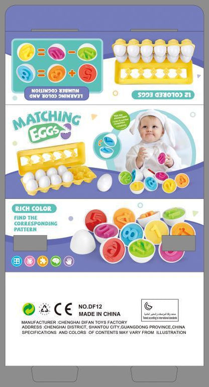 Baby Learning Educational Toy Smart Egg Toy Games Shape Matching Sorters Toys Montessori Eggs Toys For Kids Children