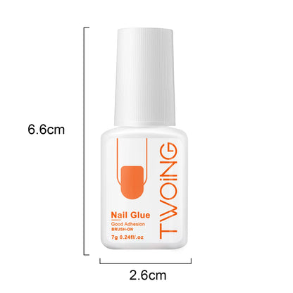 7g Super Strong Nail Glue For False Nail Tips, Acrylic Nails,Press On Nails,Fake Nails Art Decoration Lasting Adhesion